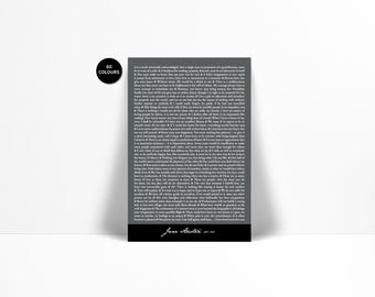 49 Jane Austen Quotes Art Print - Motivational Inspirational Poster - Library Librarian - British Literature Literary Art - English Teacher
