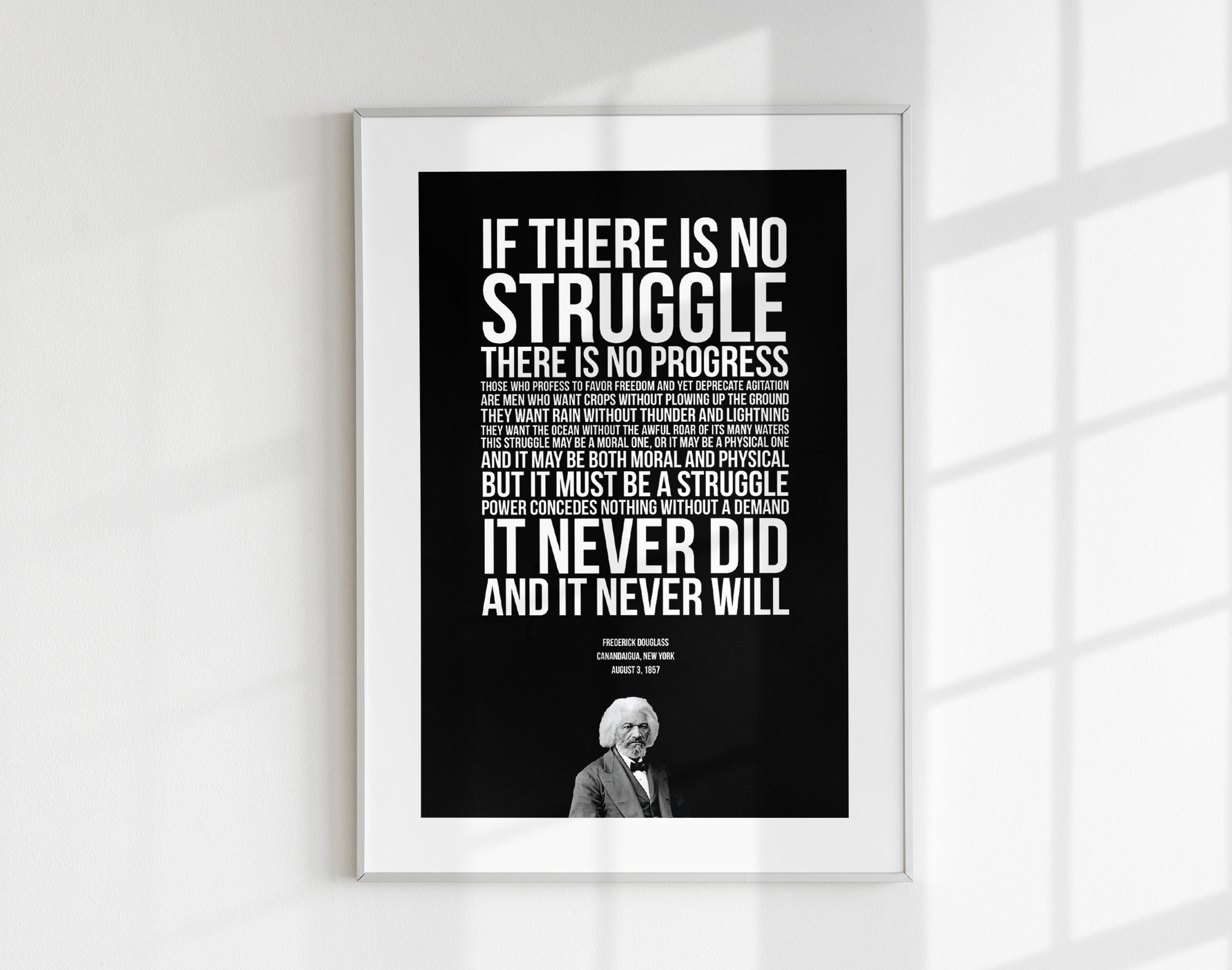 Frederick Douglass - If There is No Struggle There is No Progress ...