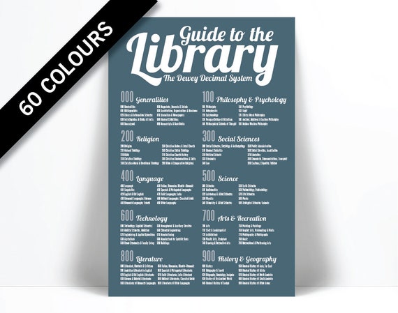 Printable Dewey Decimal Chart