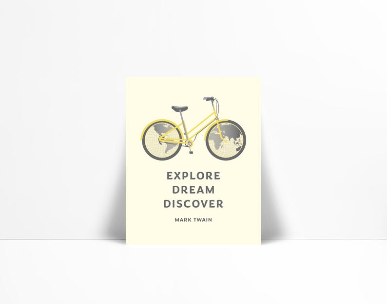 Explore Dream Discover Mark Twain Quote - Travel Adventure ...