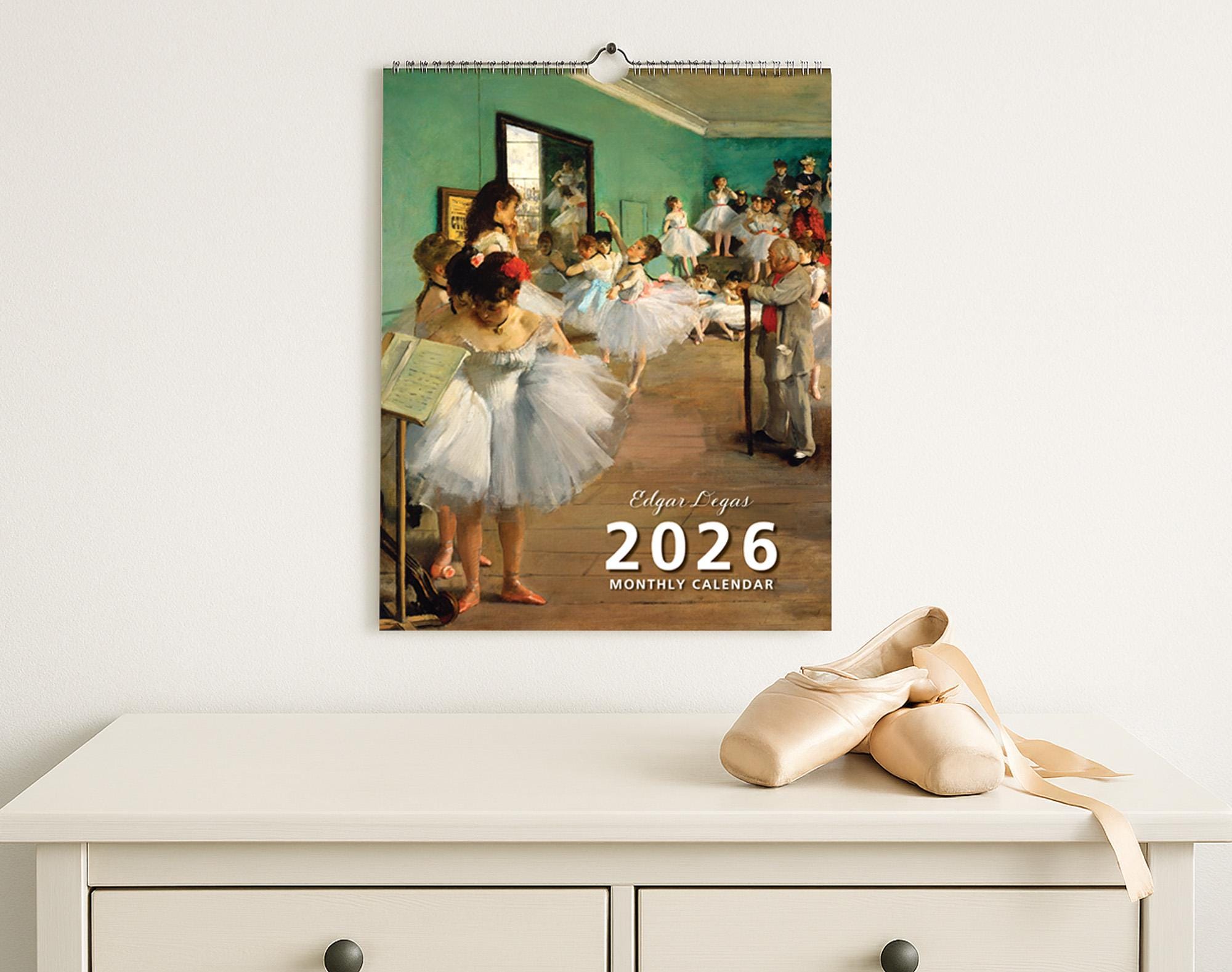 V&A: Ballet Wall Calendar 2026 (Art Calendar): : Flame Tree Studio: 9781835623831
