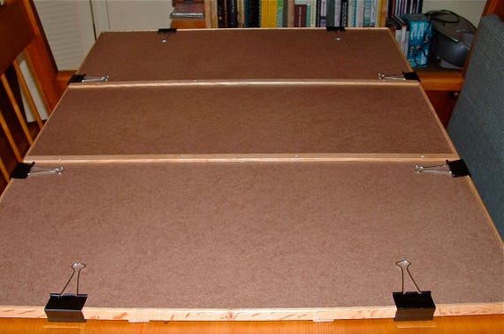 Jigsaw Puzzle Board Table Portable Vertical Storage Wood Caddy Etsy