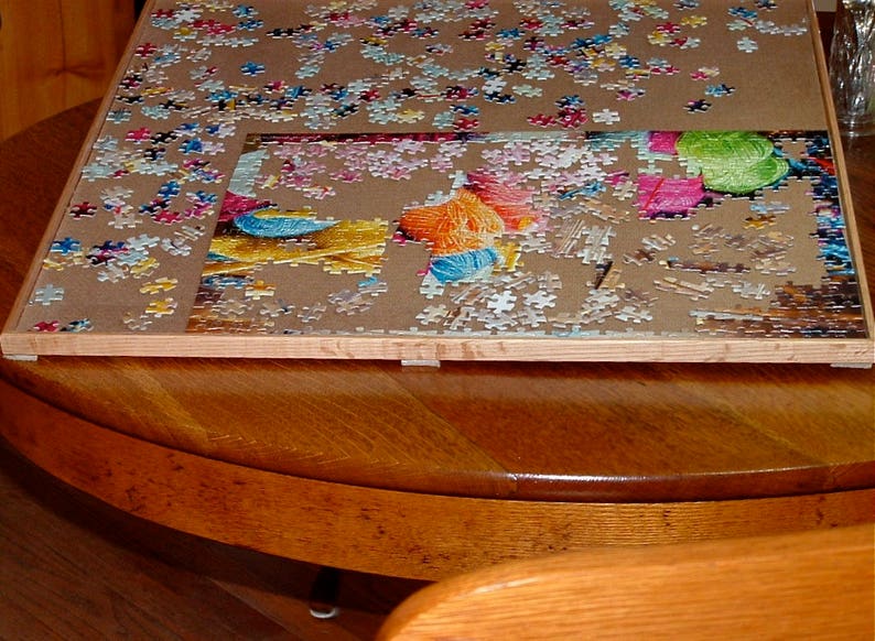 Large Puzzle Boards. Jigsaw Vertical Storage Caddy 500 Piece Etsy