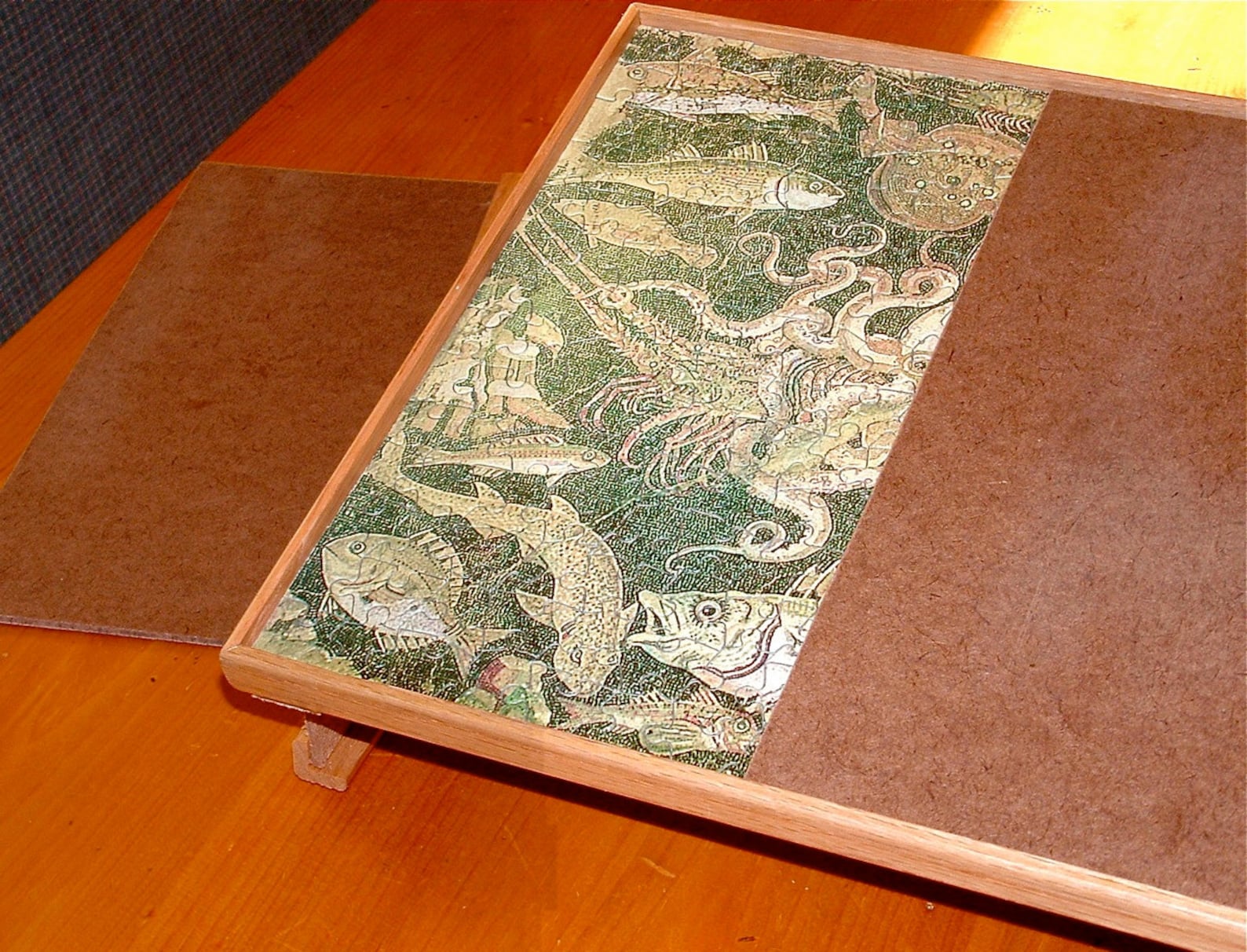 Large Puzzle Boards. Jigsaw Vertical Storage Caddy 500 Piece Wood Frame