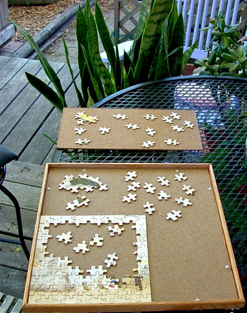 Large Puzzle Boards. Jigsaw Vertical Storage Caddy 500 Piece Etsy