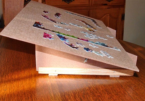 Jigsaw Puzzle Boards. Small Space Dorm Room Table Lap Tray Senior