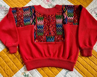 80s - DONA CHRISTINA - Handwoven Art Sweater, Small-Medium-Large