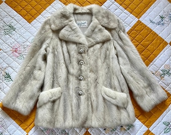 60s - A.J. UGENT - Azurene Mink Jacket, Small