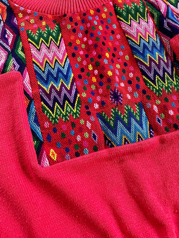 80s - DONA CHRISTINA - Handwoven Art Sweater, Sma… - image 3