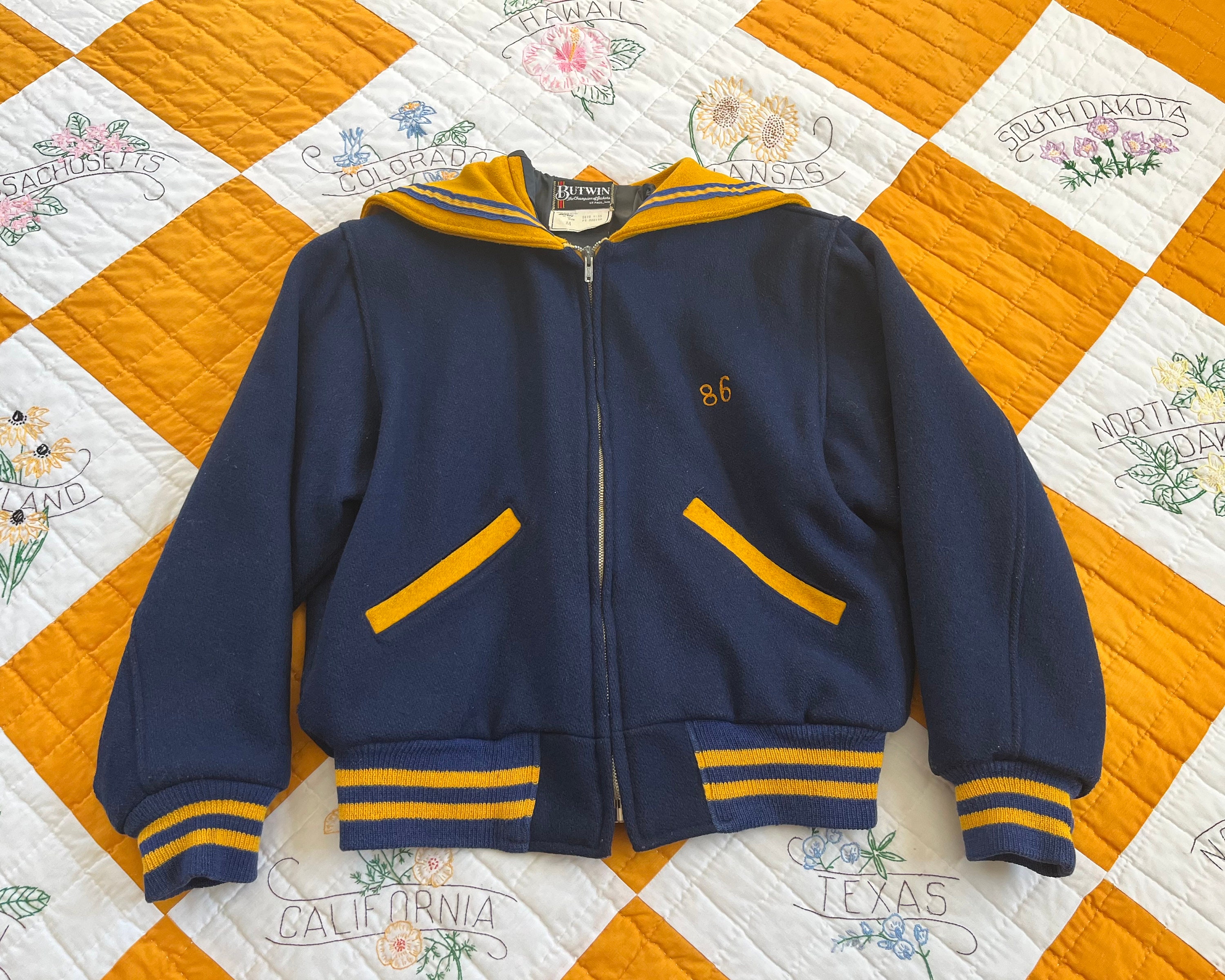 80s Wool Bomber Jacket | M - Lucky Vintage