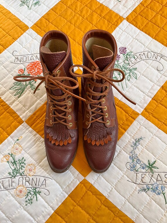 Justin top kiltie boots