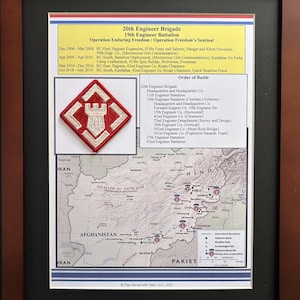 20th Engineer Brigade 19th Battalion Patch History (Operation Enduring Freedom)