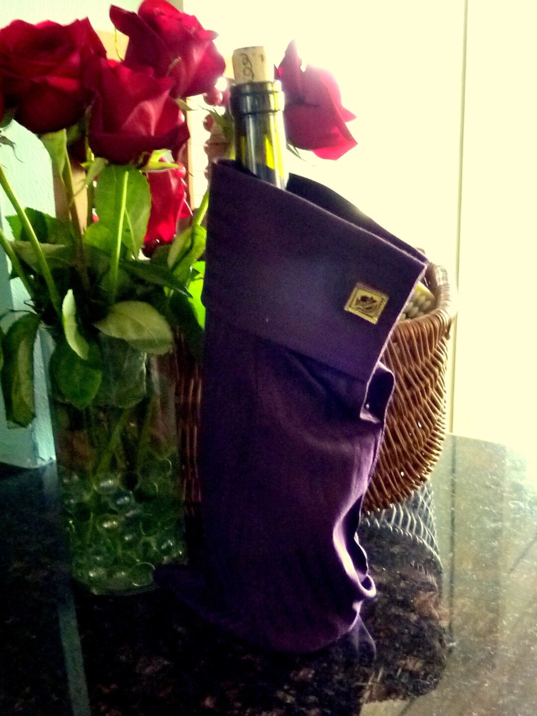 Wine Liquor Bottle Holster Bag Etsy