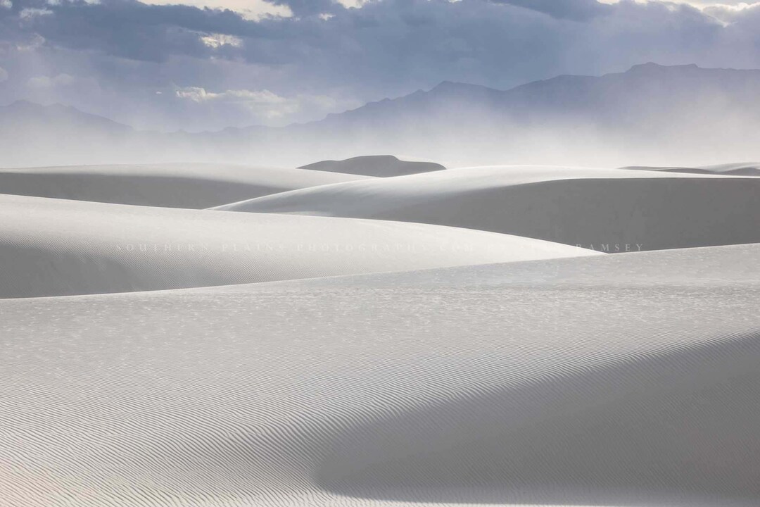 White Sands Photography Print: New Mexico Abstract Dunes Desert ...
