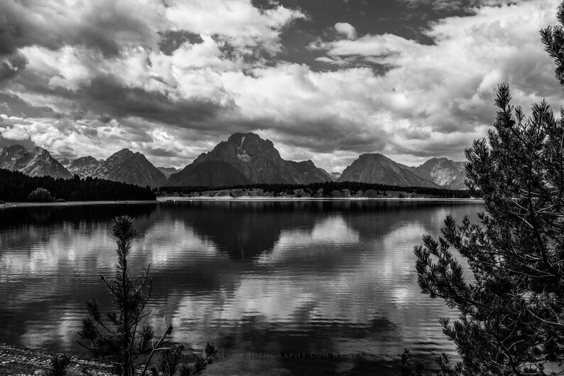 Grand Tetons Photography Print Picture of Mt Moran and | Etsy