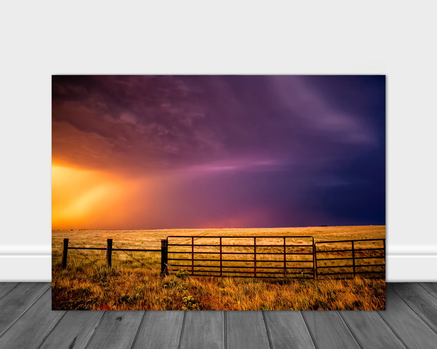 Metal Wall Art Aluminum Print of Scenic Sky During Summer Etsy