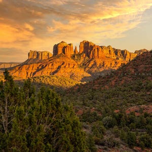 Cathedral Rock Sedona Arizona • Print | Canvas | Metal | Framed • Western, Landscape, Southwest, Photography, Picture, Wall Art, Decor