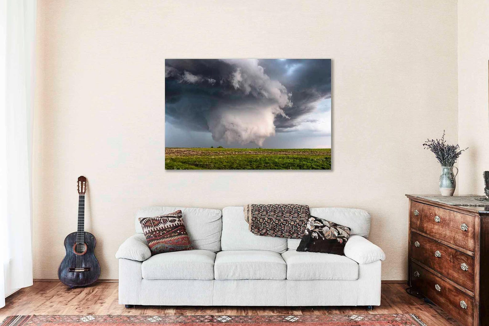 Storm Photography Print: Oklahoma Supercell Thunderstorm Wall Cloud ...