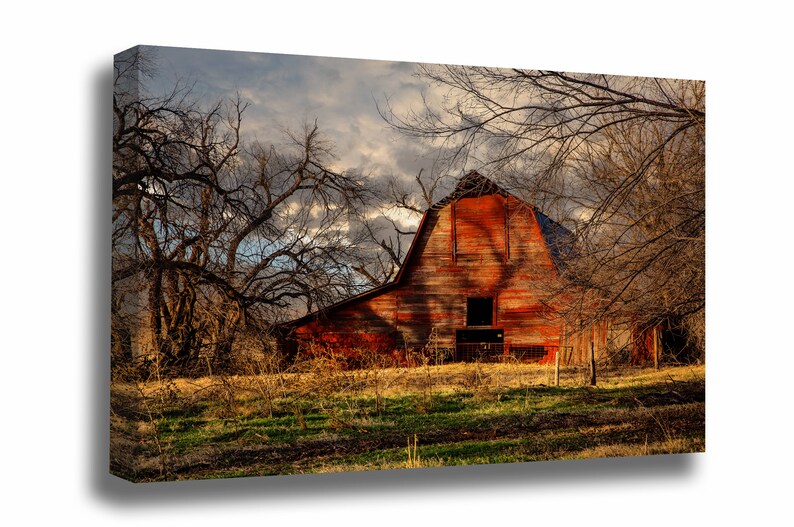 Country Canvas Photography Wall Art Gallery Wrapped Canvas Etsy