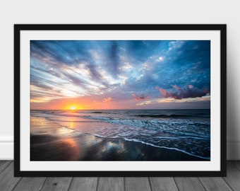 Hilton Head Island Framed Print South Carolina Beach Sunrise Wall Art