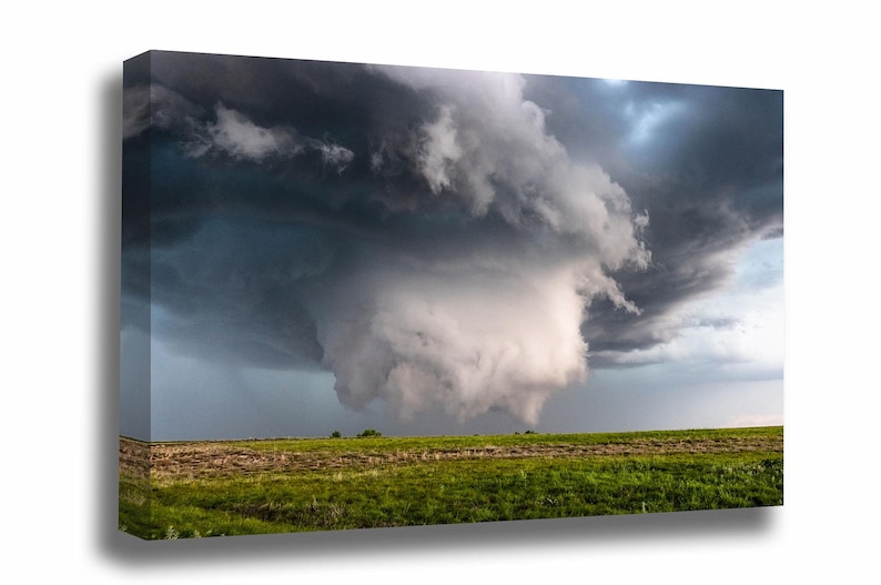 Storm Photography Print: Oklahoma Supercell Thunderstorm Wall Cloud ...