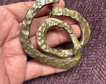 ヴィンテージ真鍮ベルトバックル