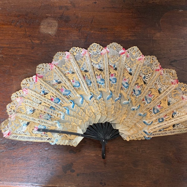 Vintage Hand Fan Etsy