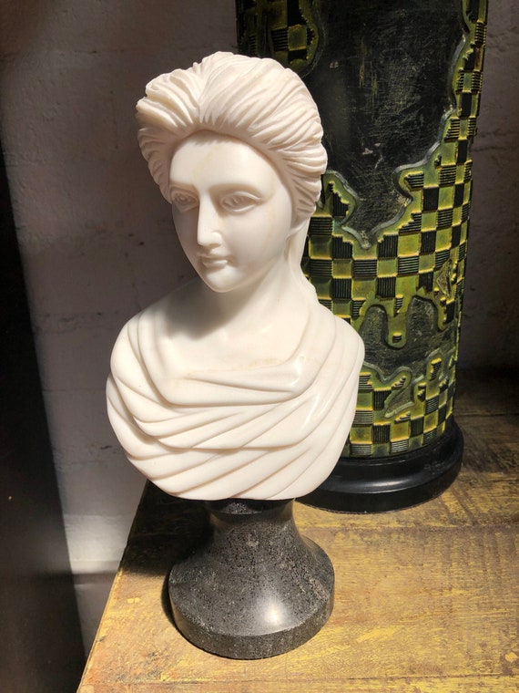 Bust of Woman Art Nouveau Sculpture 22, Bust Head and Shoulders of