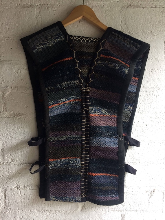 Vintage Japanese Farmers Boro Vest Early 1900's - image 2