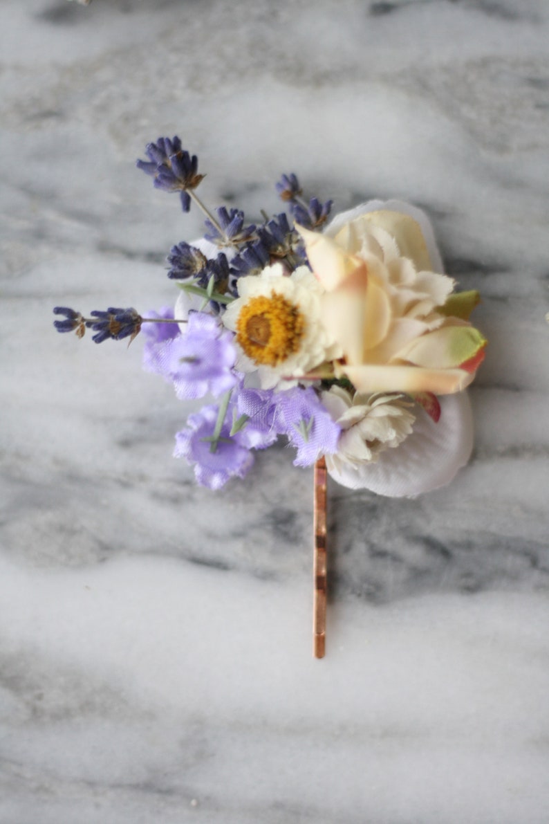 Daisy Hair Pin SET Bridal Hair Clip Pink Flower Pin Blush Etsy