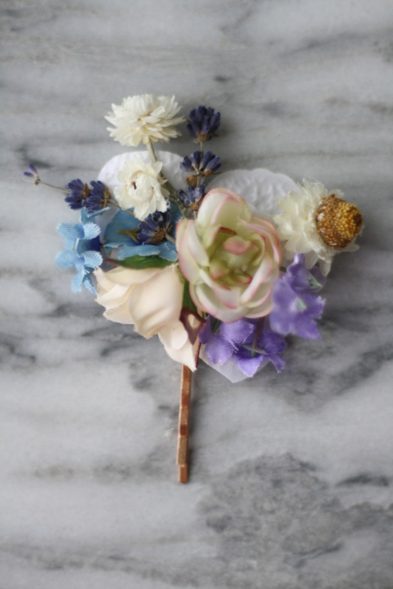 Daisy Hair Pin SET Bridal Hair Clip Pink Flower Pin Blush Etsy