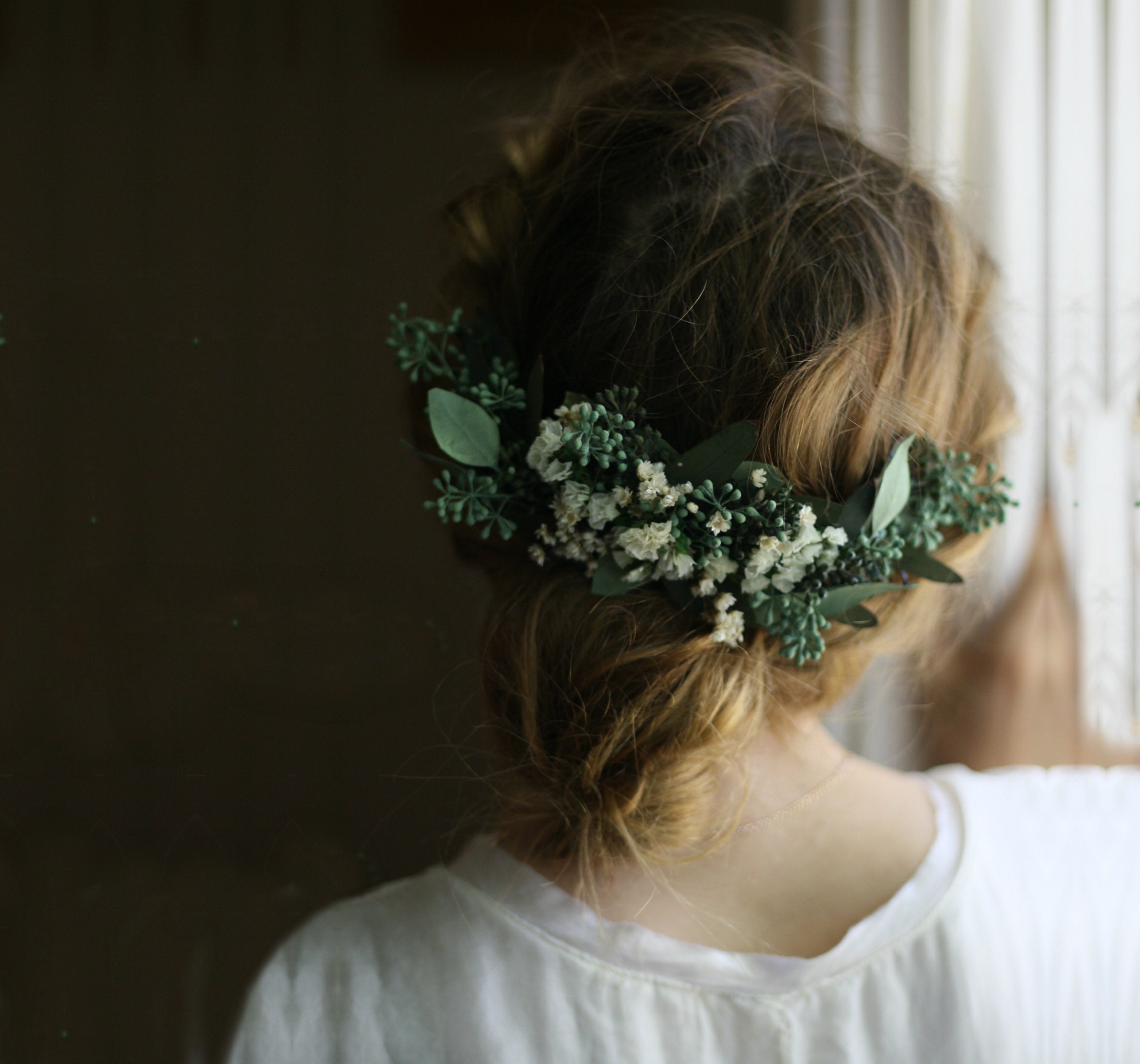 eucalyptus flower crown
