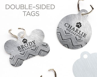 Dog Tag Pet ID Tag Custom Pet Tag Personalized Dog Tag Metal Print Pet Tag Dog ID Tag Metal Print Pet Tag Puppy Tag Dog ID Pet Tag 340.
