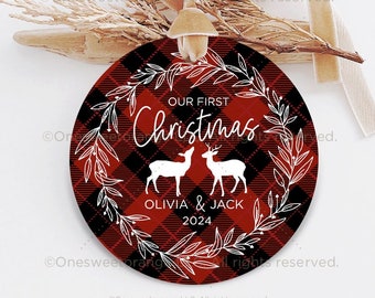 Engagement Ornament Our First Christmas Ornament Soon To Be Mr. & Mrs. Christmas Ornament Personalized Ornament Holiday Engagement Gift 155.