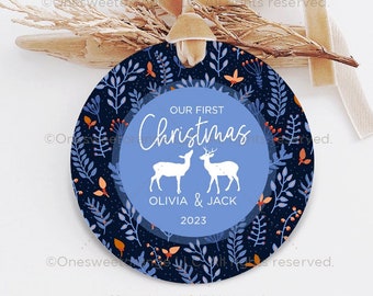 Engagement Ornament Our First Christmas Ornament Soon To Be Mr. & Mrs. Christmas Ornament Personalized Ornament Holiday Engagement Gift 161.