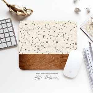 Mouse Pad Star Constellation Mouse Pad Star Mouse Pad Office Mouse Pad Personalized Mouse Pad Desk Accessories Mouse Pad Christmas Gift 219