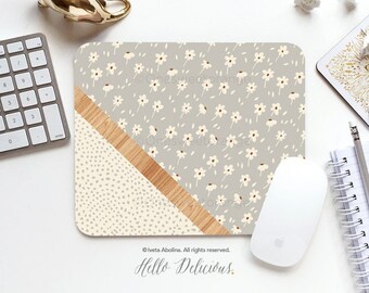 Mouse Pad Floral Mouse Pad Floral Mouse Pad Office Mouse Pad Personalized Mouse Pad Desk Accessories Mouse Pad Round Mouse Pad 129