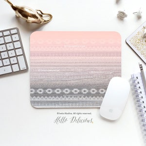 Mouse Pad Sunset Valley Mouse Pad Geometric Mouse Pad Office Mouse Pad Personalized Mouse Pad Desk Accessories Mouse Pad Round Mouse Pad T97
