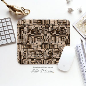 Mouse Pad Geometric Mouse Pad Abstract Mouse Pad Office Mouse Pad Personalized Mouse Pad Desk Accessories Mouse Pad Round Mouse Pad FM14