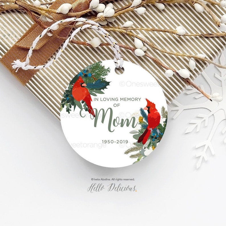 Memorial Ornament Memorial Christmas Ornament Sympathy - Etsy