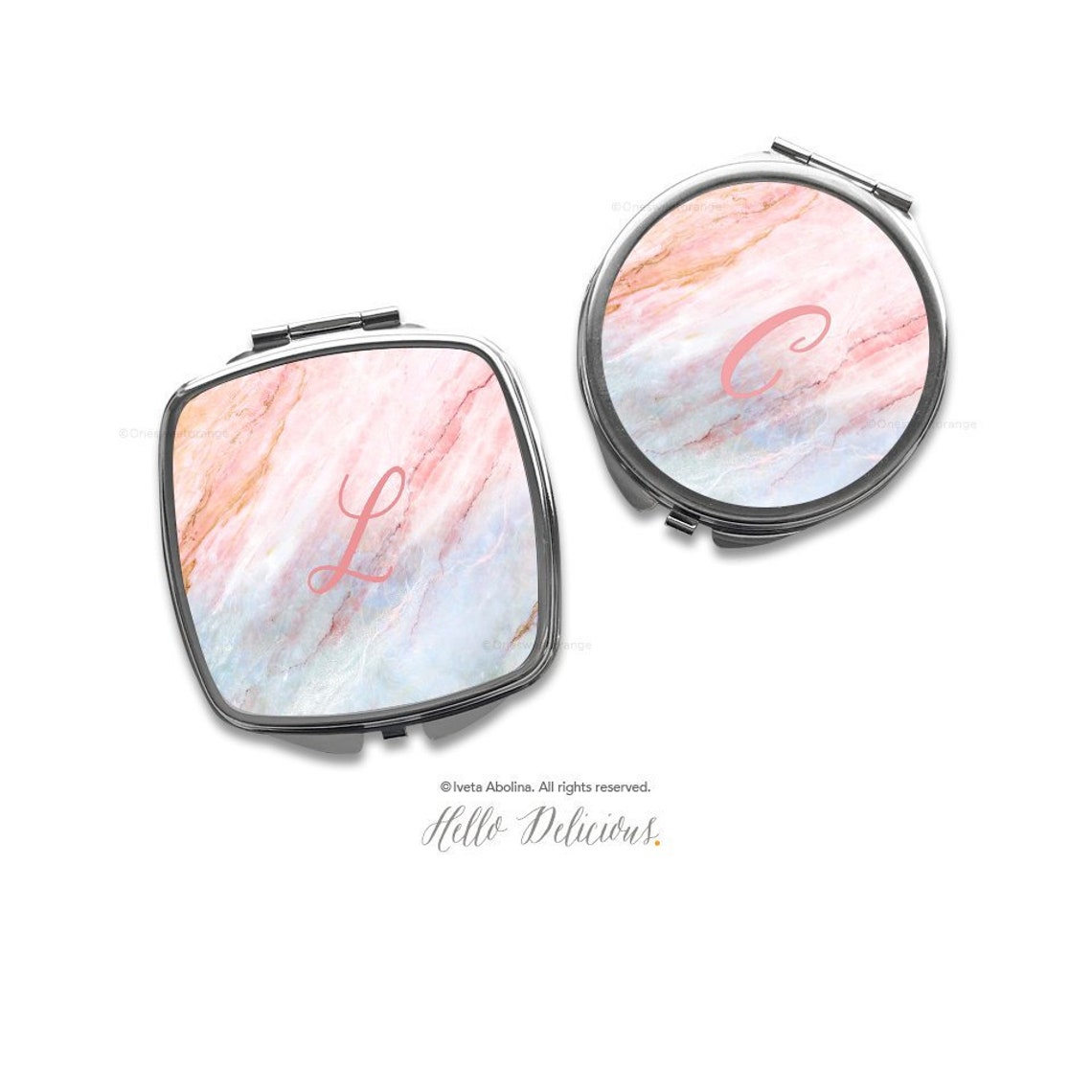 Compact Mirror Purse Mirror Personalized Mirror Travel Mirror Etsy