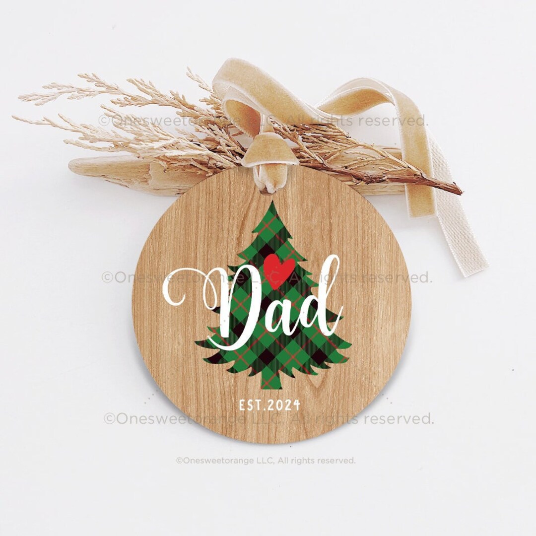 Dad Ornament Dad Christmas Gift Daddy Ornament Husband Gift New Dad