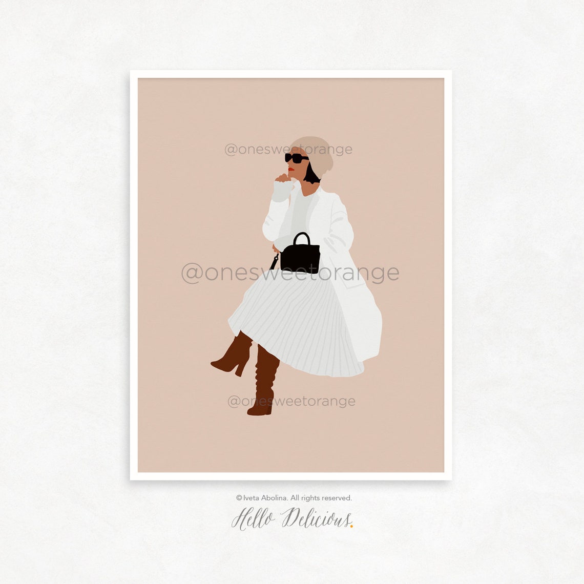 Modern Girl Art Minimalist Art Line Art Poster Print Line Art Etsy