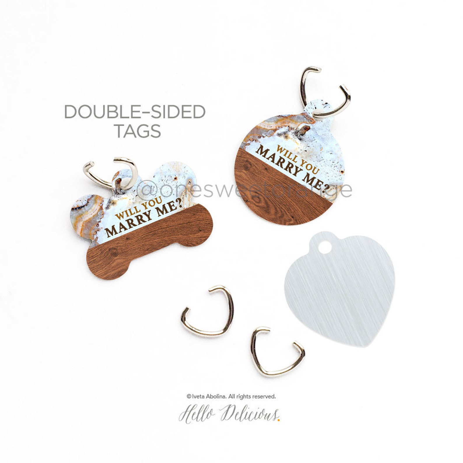 Will You Marry Me Dog Tag Proposal Dog Tag Proposal Puppy Tag Etsy