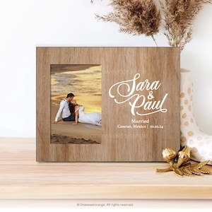 Wedding Picture Frame Personalized Wedding Gift Bridal Shower Gift Wedding Frame Gift for Couples Custom Wedding Picture Frame 30.