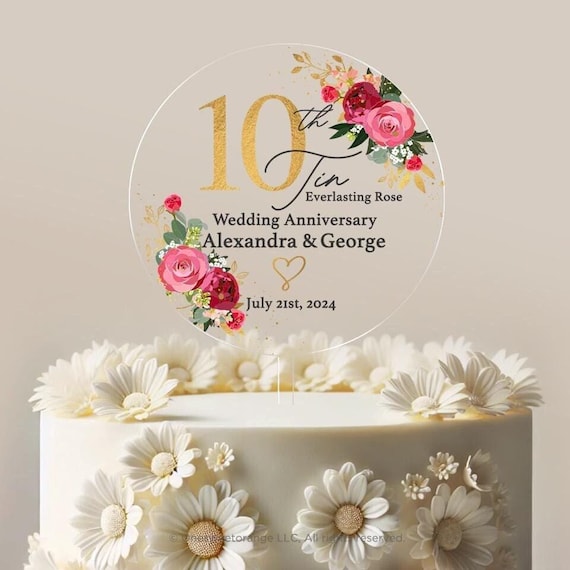 Cake Decoration 10th Birthday Girl Boy Seutgjie - View #3