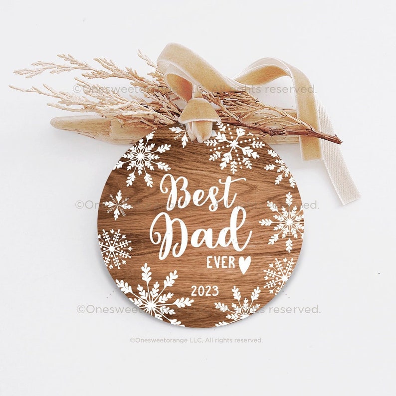 Best Dad Ever Christmas Gift Christmas Gifts for Dad Etsy