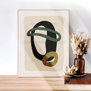 Organic Minimalist Art Line Art Poster Line Drawing Print Line Art Modern Art Minimal Poster Nordic Graphic Art Print Modern Wall Art B113