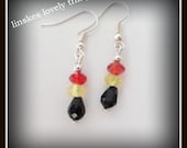 multicolor earirngs - belgium earrings 