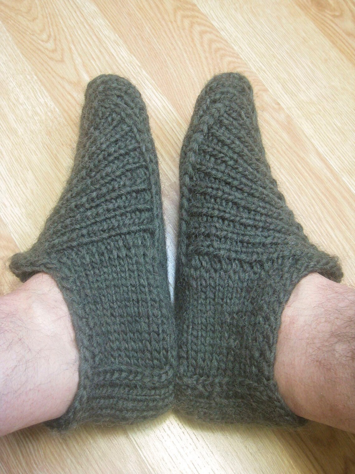 knitted house shoes